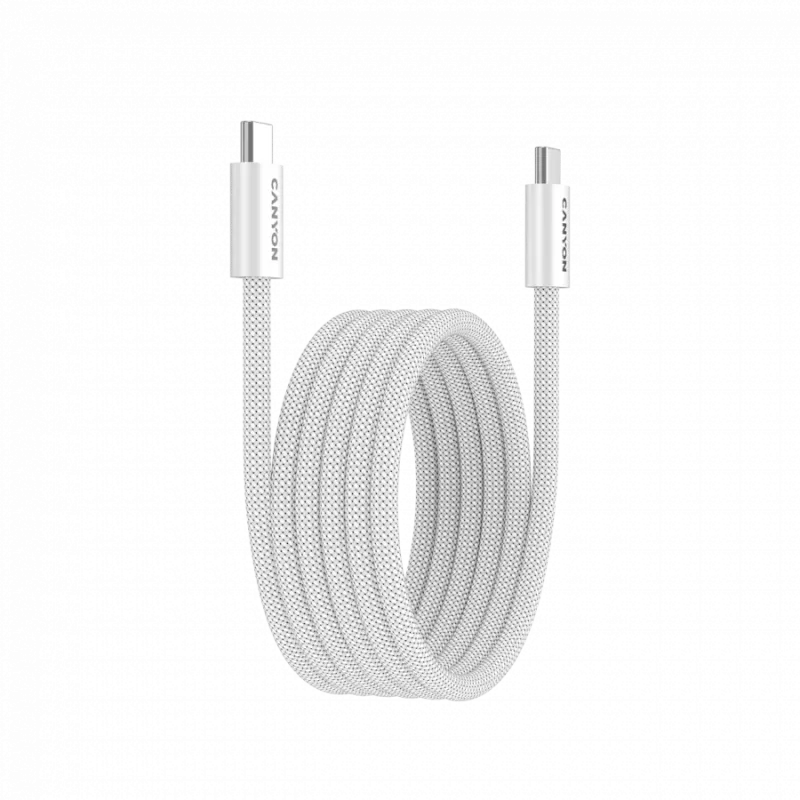 CANYON Kabel OnWire 60MG C-C 60W Magnet Geflochten 1m Weiß