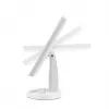 Freistehender Kosmetikspiegel Girmi BE04 – rechteckig mit 1-facher Vergrößerung, weiße LED, USB/4×AA, 180°-Drehung