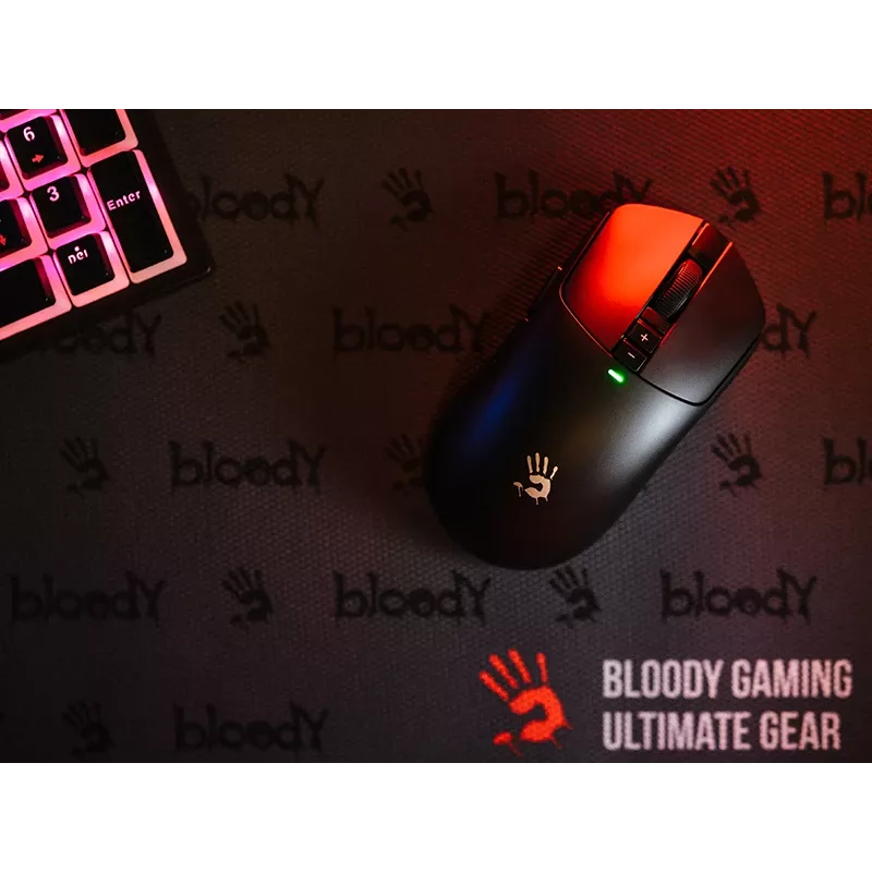 A4TECH BLOODY Maus R72 ULTRA WRLS 2.4G+USB Schwarz