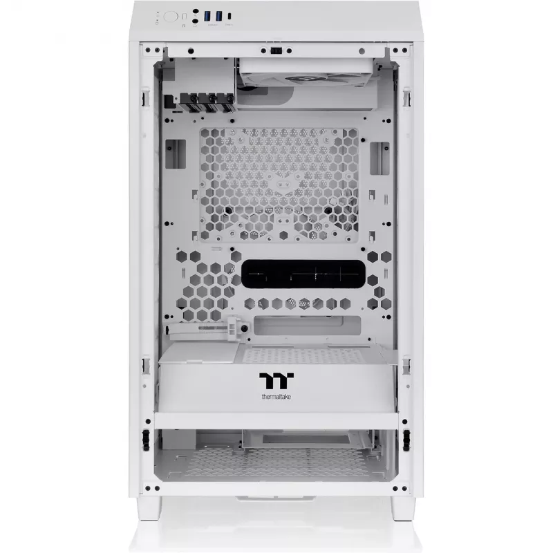 Thermaltake The Tower 200 Micro-Tower Mini-ITX-Gehäuse mit Sichtfenster weiß