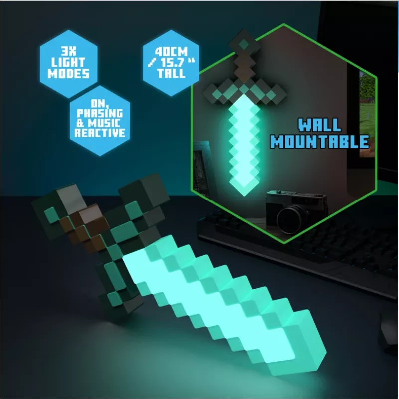 Paladone Minecraft Schwert Licht Dekorationslampe