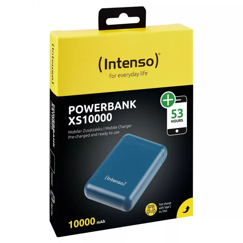 Intenso XS10000 Lithium-Polymer (LiPo) 10000 mAh Petrolfarbe