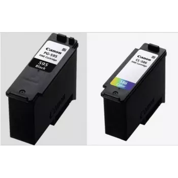 Canon PG595/CL586 PVP Tintenpatrone 2 Stk. Original Schwarz, Cyan, Magenta, Gelb