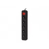 Netzteil-Leiste Lanberg PS1-05E-0300-BK 3 m 5 AC-Steckdosen Innenbereich Weiß