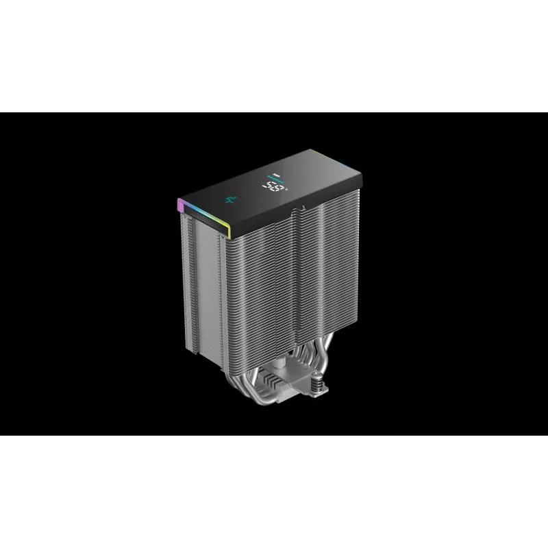 Luftkühler DeepCool AK500S Digital SE — 120-mm-Lüfter, unterstützt LGA1700/AM5/AM4- und Intel LGA115x/1200-Sockel, Schwarz