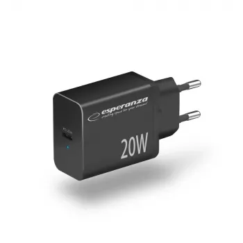 Netzladegerät ESPERANZA EZC104K 20W Schwarz, USB-Netzteil für tragbare Geräte