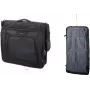 Kleidersack LIGHTPAK 46131 — Polyester, schwarz, abnehmbarer Schultergurt