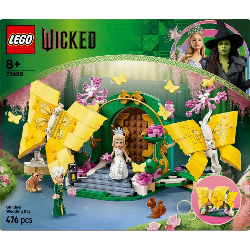 LEGO Bauset Wicked 75688 Glindans Hochzeitstag — thematisches Set, Modell 75688