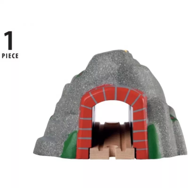 World magic tunnel, Eisenbahn Grau/Rot
