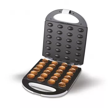Waffeleisen Adler AD 3039 — 24 Waffeln, 1600 W, weiß, antihaftbeschichtet, kühlbleibende Griffe