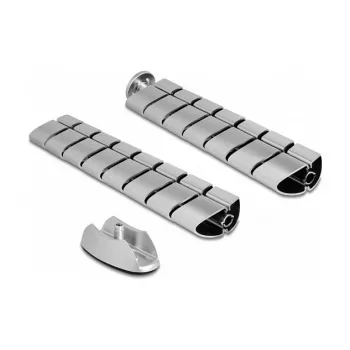 Kabelkanal DeLOCK 740x75mm höhenverstellbar silber