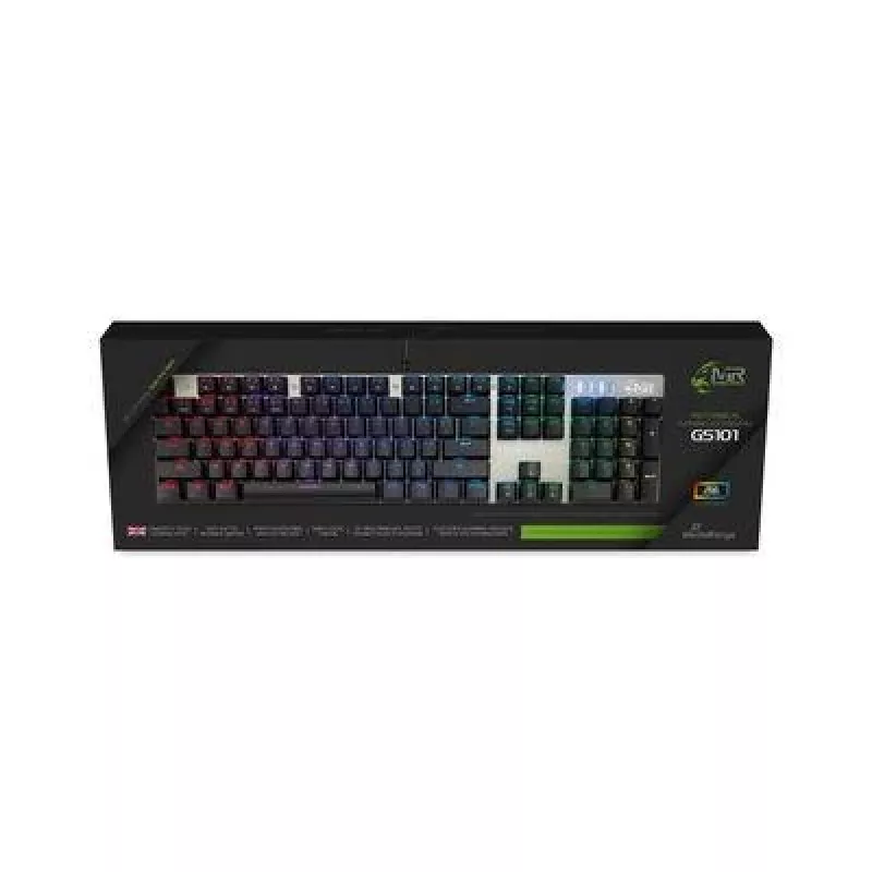 Tastatur GS101 SCHWARZ/SILBER/MRGS101-UK Mediarange