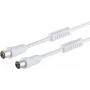 Koaxial-Antennenkabel ShiverPeaks 80207-128 – Weiß, Maximum Connectivity, 100 dB