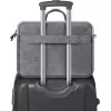 Toploader-Tasche DEFENDER Solid für 15,6-Zoll-Laptops, Polyurethan, grau, Tragegriff, abnehmbarer Schultergurt