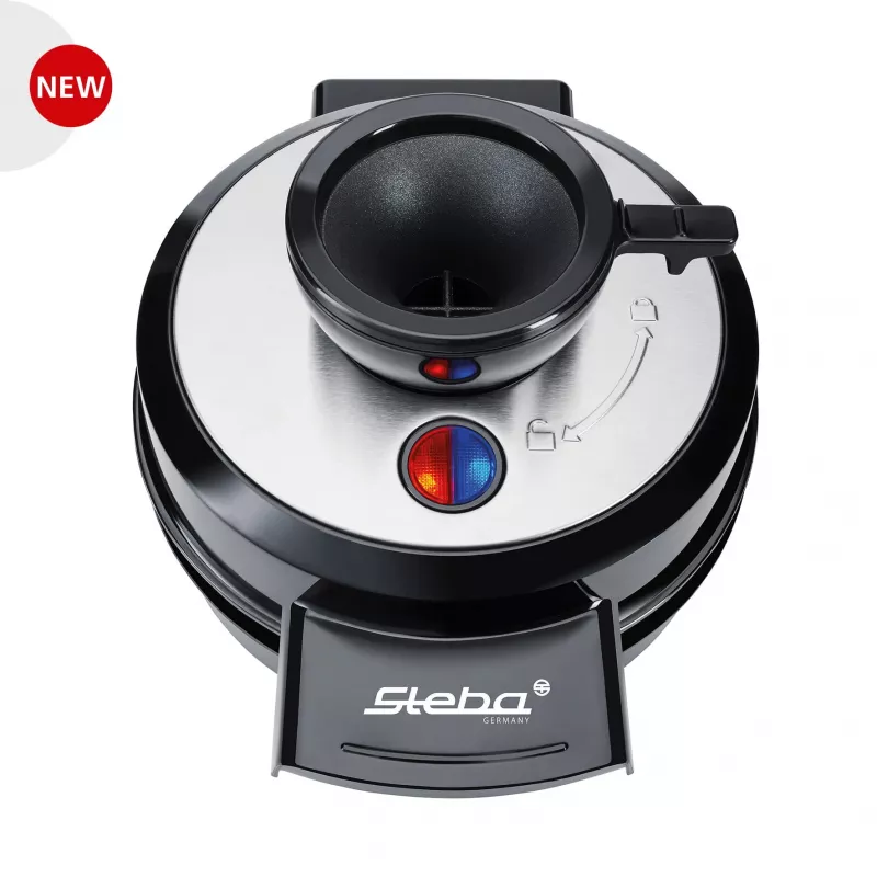 Steba WE 20 VOLCANO (schwarz) 4 Waffeln 700W Schwarz Waffeleisen (182800)