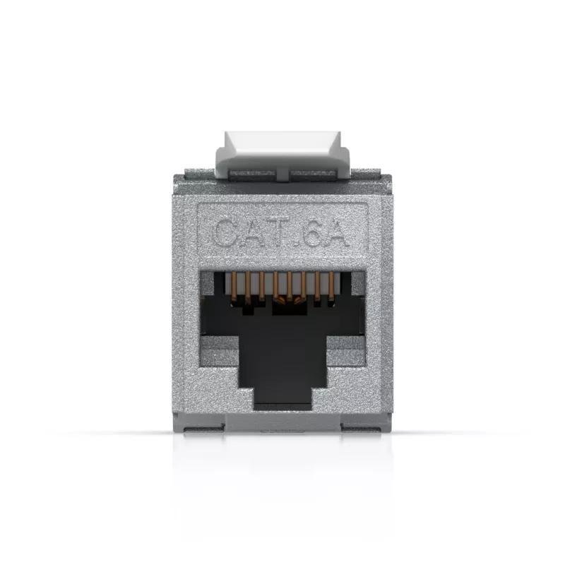 Keystone Jack Ubiquiti UACC-Keystone-Jack-C6A RJ-45 Flach Metallisch