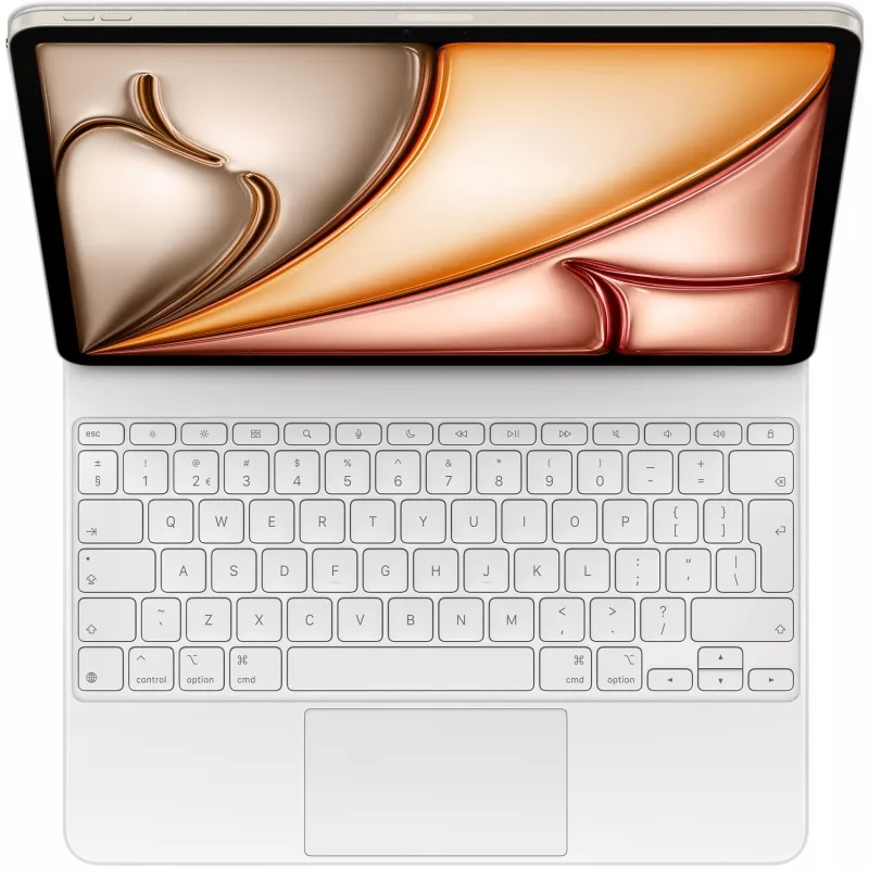 Magic Tastatur für iPad Air 13 Zoll M3 – Niederländisch – Weiß