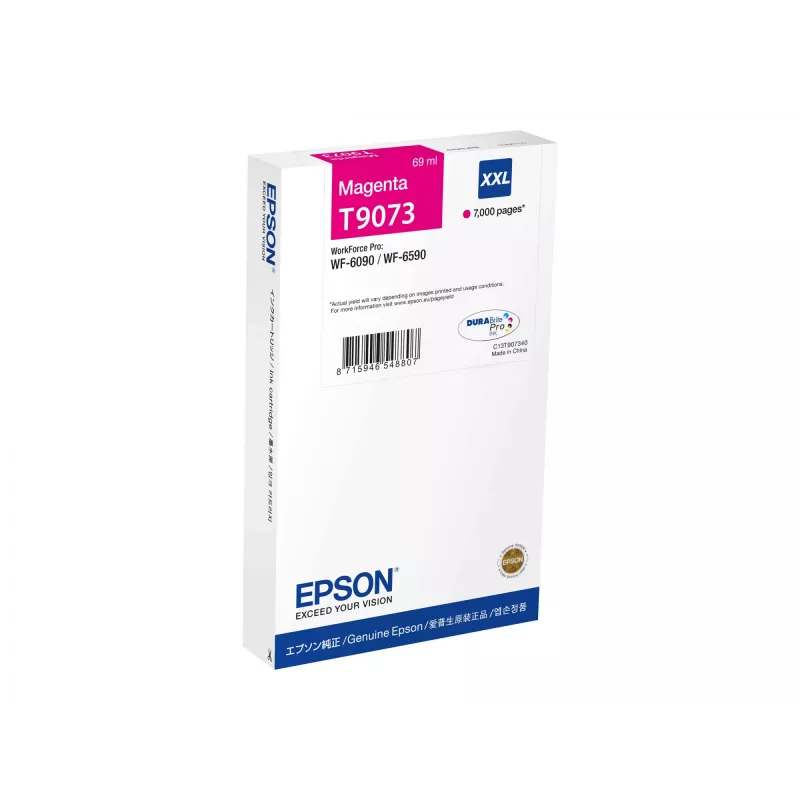 Tintenpatrone Epson C13T90734N Original Ultra High Yield Magenta – bis zu 7000 Seiten