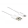 USB-Daten- und Ladekabel DeLOCK 83000 für iPhone iPad iPod weiß 1 m
