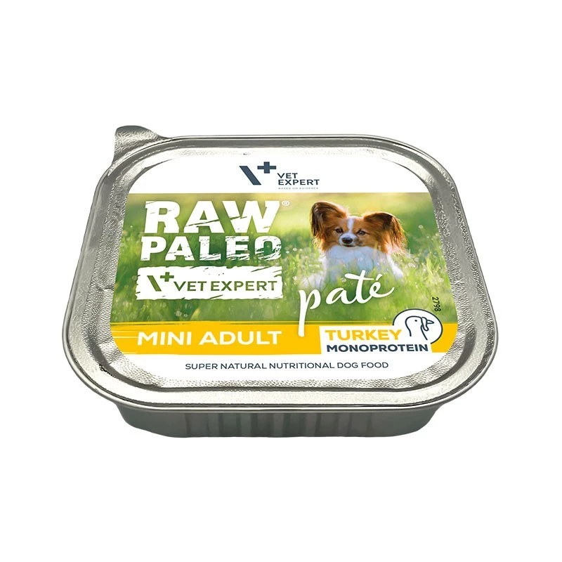 RAW PALEO Pate Mini Adult Beef - Nassfutter für Hunde - 150 g