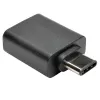 Eaton Tripp Lite Series USB 3.1 Gen 1.5 Adapter USB-C auf USB Typ A M/F 5 Gbps Tablet Smartphone - USB-Adapter - USB Typ A (W) auf 24 Pin USB-C (M) - USB 3.1 - Schwarz (U428-000-F)