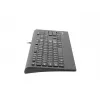 Natec Barracuda - Tastatur - US - Schwarz - Tastatur - US-Englisch - Schwarz
