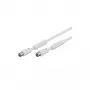 Wentronic 50725 Koaxialkabel Weiß