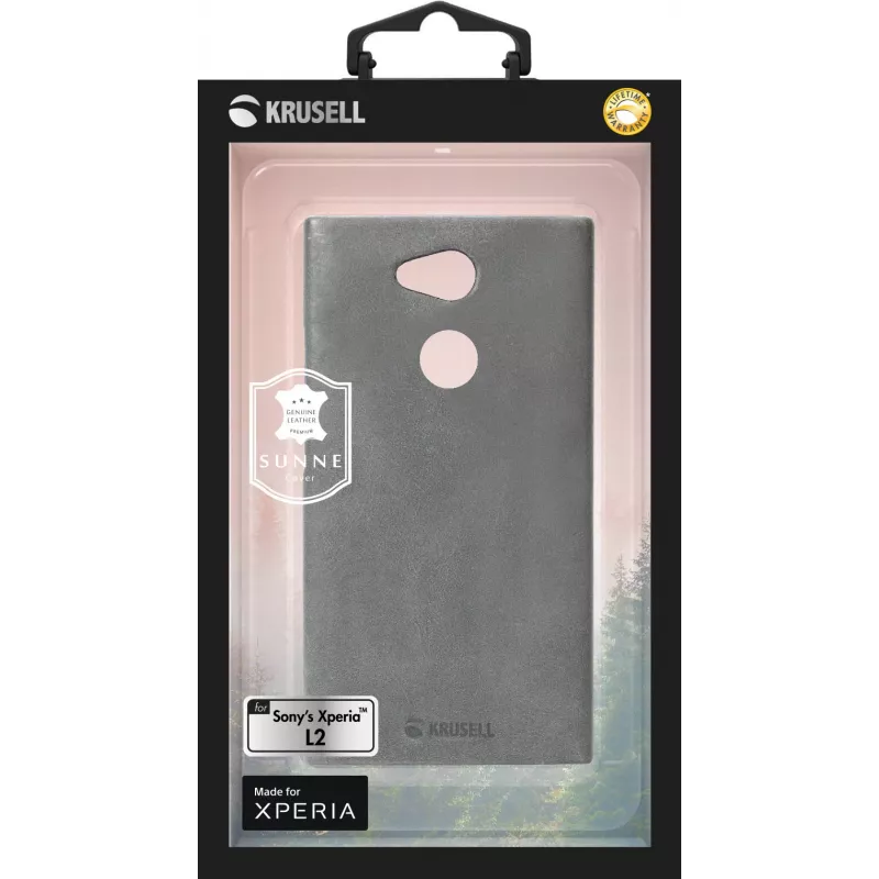 Cover Krusell Sunne Sony XPERIA L2 14 cm (5.5 Zoll) Grau