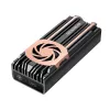 SSD-Gehäuse GrauGear G-M2U4-40G-F — M.2, 1 Laufwerk, USB4 Gen4, 40 Gbit/s, Aluminium, schwarz