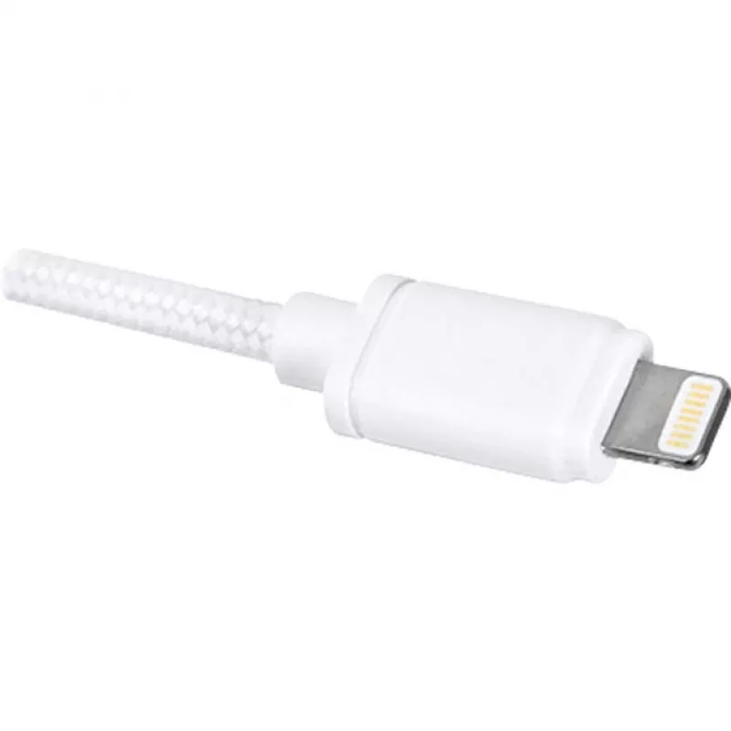 USB 2.0 Adapterkabel, USB-A-Stecker > Lightning-Stecker (Weiß, 2,0 Meter)