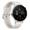 Smartwatch ONEPLUS OnePlus Watch 3 43mm, 1,32 Zoll AMOLED 466×466, Titan/Silber, Weißes Kautschukarmband, GPS, Wi‑Fi