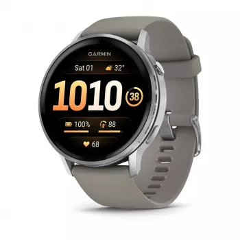 Smartwatch Garmin Venu 4 1.4 inch AMOLED GPS Wi-Fi 45mm Silver