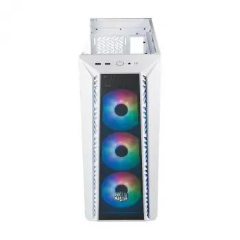 Cooler Master MasterBox 520 - Midi-Tower - PC - Weiß - ATX - EATX - micro ATX - Mini-ITX - SSI CEB - Acrylnitril-Butadien-Styrol (ABS) - Stahl - gehärtetes Glas - Multi