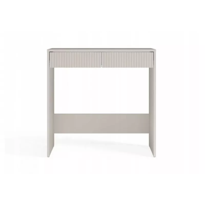 Desk top e shop MARINA 2S schlank KASZMIR — kompakter Schreibtisch mit 2 Schubladen, schmales Profil