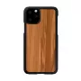 Smartphone-Hülle man and wood für iPhone 11 Pro — Ausführung Cappuccino-Schwarz