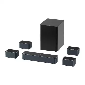 Lautsprecher Ultimea Poseidon D80 Schwarz 7.1-Kanäle, 8 Lautsprecher, kabelgebunden & kabellos, aktiver Subwoofer