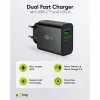 Goobay USB-C PD GaN Dual-Schnellladegerät 30 W schwarz (75335)