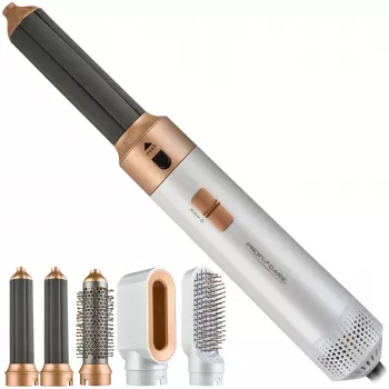 Heißluft-Styler Profi-Care 331321 weiß-rosé — 4-in-1 Multi-Styler, 5 Aufsätze, 1000W, 3 Hitzestufen