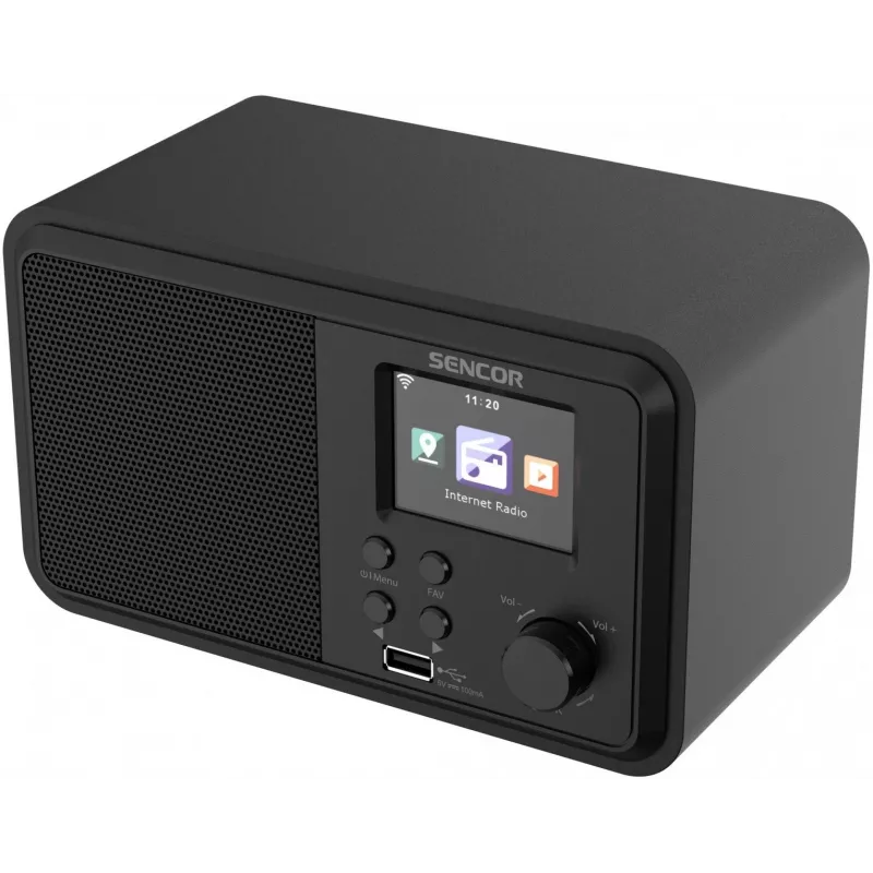 Tischradio SENCOR SIR 5100WDB — 4 W, Wi‑Fi, FM