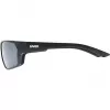 Polarisierte Sonnenbrille Uvex Sportstyle 233 P - Schwarz matt/Litemirror Silber