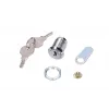 Türschloss Extralink ROUND LOCK FOR CABINETS, rundes Schranktürschloss, silber