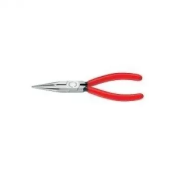 Knipex Flachzange L.160mm flach/rund gerade poliert Kunststoffmantel