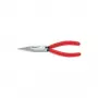 Knipex Flachzange L.160mm flach/rund gerade poliert Kunststoffmantel