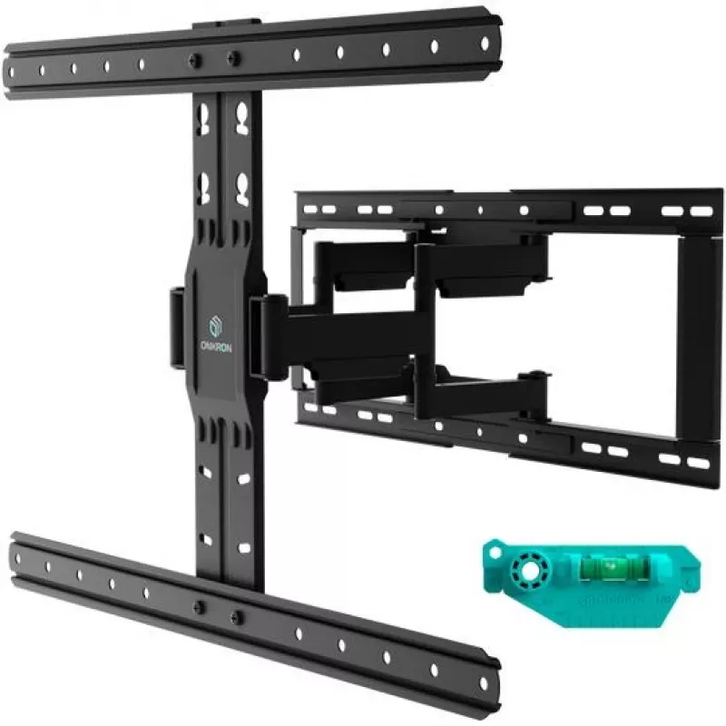 TV-Bodenständer ONKRON SM6-B für 32-Zoll–90-Zoll-Bildschirme, 50 kg Tragfähigkeit, VESA 200x200–600x400, Neigung -10–5°, Schwenkbereich 40°