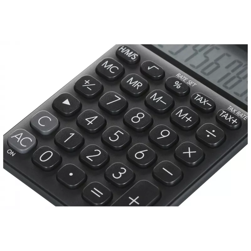Basic-Rechner CASIO SL-310UC-BK – 10-stellig, Batterie/Solar, Steuer- & Gewinnfunktionen, Taschenformat (70×118×8,4 mm), schwarz