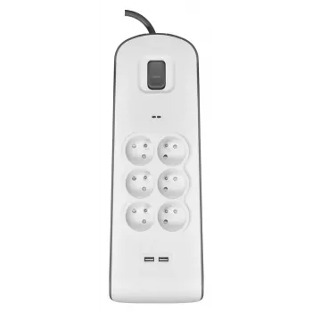 Überspannungsschutz Belkin BSV604ca2m Weiß 6 AC-Steckdosen 2 m