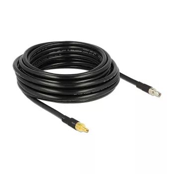 Koaxialkabel DeLOCK 10m SMA/SMA CFD400 LLC400 Schwarz