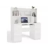 KUBA Schreibtisch Set + Extension Piece, weiß