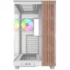 PC-Gehäuse Thermaltake View 380 XL WS ARGB Snow White — Midi-Tower, ATX-Unterstützung, mit Fenster