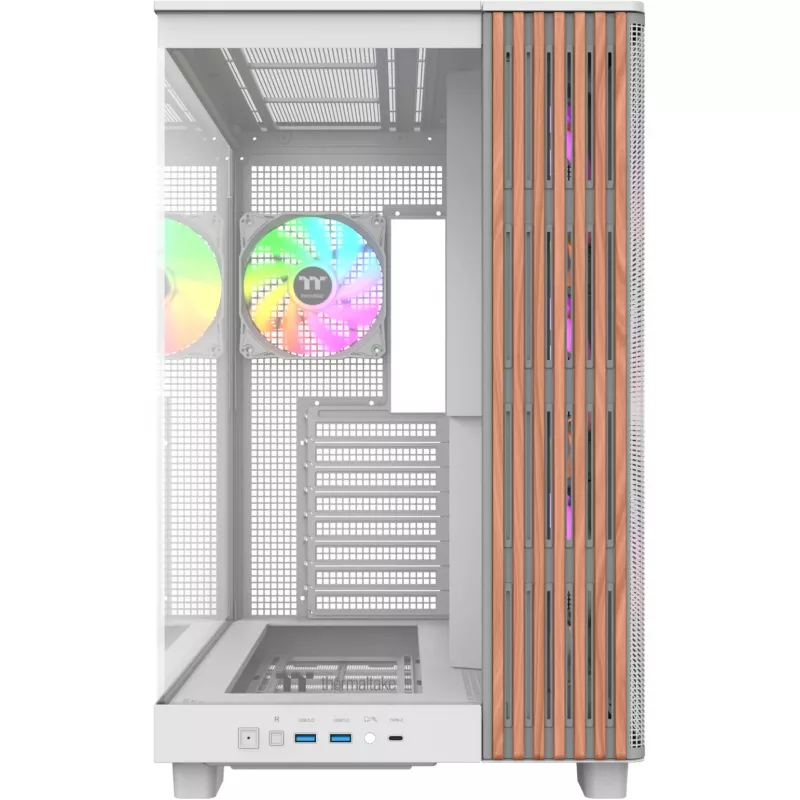PC-Gehäuse Thermaltake View 380 XL WS ARGB Snow White — Midi-Tower, ATX-Unterstützung, mit Fenster